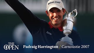 Padraig Harrington wins at Carnoustie  The Open Official Film 2007 [upl. by Nekcerb]