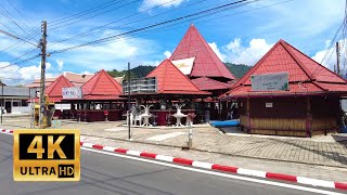 4K Walk in Lamai walking street Koh Samui 2021  Virtual walking tour  Streets of Thailand [upl. by Pelagi372]