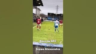 Barrow AFC vs Crewe Alexandra [upl. by Fornof]