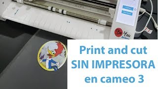 COMO IMPRIMIR Y CORTAR STICKERS CON CRICUT 🖨✂ [upl. by Walt]