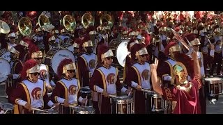 USC Marching Band Heritage Hall 91915 Killers Bones Hoobastank Stanford Countermarch Tusk [upl. by Atinuaj]