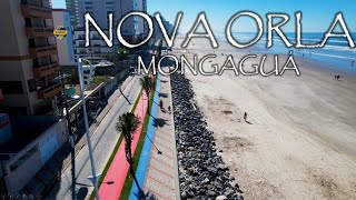 OBRAS NOVA ORLA EM MONGAGUÁ SP MUDA DE MANEIRA POSITIVA A INTEGRAÇÃO DE CICLOVIA COM CALÇADÃO [upl. by Nala]