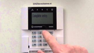 Jablotron alarmsysteem gebruiker  code toevoegen [upl. by Lierbag]