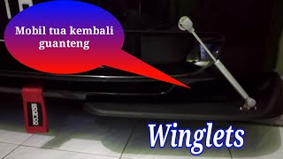 cara pasang winglet mobil [upl. by Uohk]