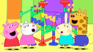 Peppa and Friends 🐽 Marble Games Competition 🎲 Peppa Pig Tales Full Episodes [upl. by Esenahs14]