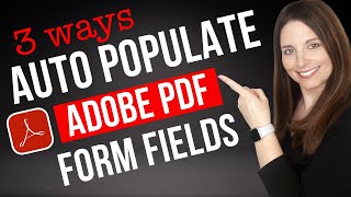 Auto Populate Form Fields in Adobe PDFs  Repeating a Field in Other Parts of Your PDF [upl. by Templeton105]