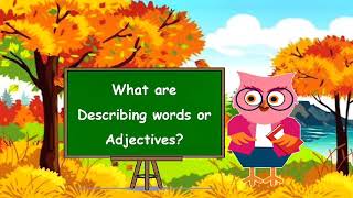 Describing words for grade 1  Adjectives  English Grammar  adjectives for class 1 [upl. by Gausman]