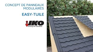 Panneau de couverture EasyTuile IKO 643696 Castorama [upl. by Ahtenak588]