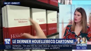 quotSérotoninequot le dernier livre de Michel Houellebecq cartonne chez les libraires [upl. by Jade]