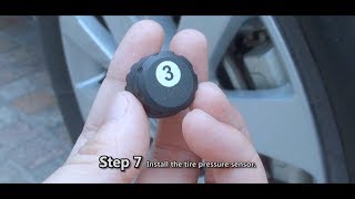 Meitrack tire pressure sensor installation video [upl. by Hezekiah]