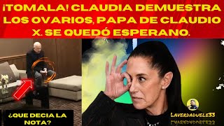 Claudia demuestra que tiene tanates dejo plantado a un oligarca pesado [upl. by Aihsemot]