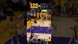 Lakers vs Clippers OVERTIME in LA 👀🔥 lakers nba [upl. by Pearson959]