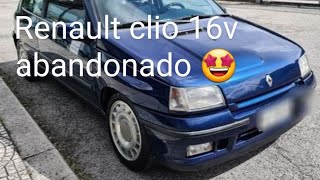 BARN FIND RENAULT CLIO 16S Frances abandonado [upl. by Anegroeg]