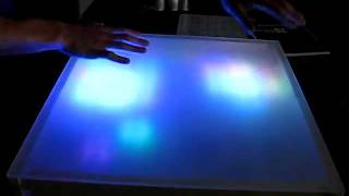 Interactive Multicolored LED Table [upl. by Kali39]