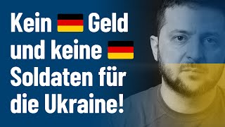 Krafts Woche Kein deutsches Geld und keine deutschen Soldaten für die Ukraine [upl. by Tnairb]