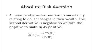 Risk Aversion [upl. by Assener]