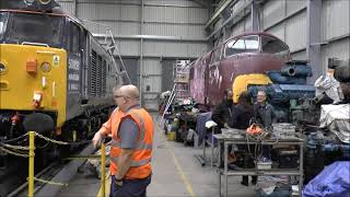 Depot Tour 2021 Severn Valley with 50008 Hanson and Hall [upl. by Anestassia973]