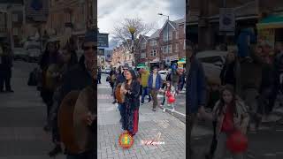 🥁 Our Girls Band at the Willesden Green Wassil a parade honoring community volunteers amp businesses [upl. by Benoit]