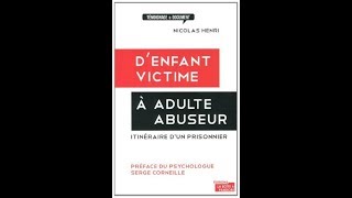 Denfant victime à adulte abuseur écrit par un pédophile  Mes lectures 6 [upl. by Mitran]