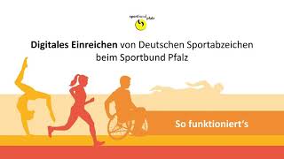 Deutsches Sportabzeichen Digitale Einreichung beim Sportbund Pfalz Erklärvideo [upl. by Favata]