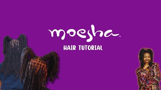 Rocking the 90s Look Moesha INSPIRED Hair Tutorial [upl. by Salsbury]