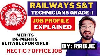 Reality SampT Technician Job Profile Railways Salary but Demerits  Dont apply [upl. by Tooley]