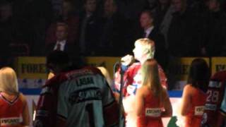 Samu HaberSunrise Avenue  IFKJokerit Finnisch national anthem [upl. by Ramirolg]