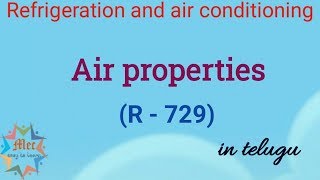 Air properties  R  729 [upl. by Stephanie]