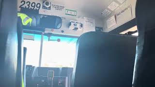 First Student 2019 Bluebird Vision School Bus 2399 Cummins ISB Ride Along [upl. by Nref]