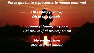 Lionel Richie Endless Love Lionel Richie et Diana Ross paroles de la chanson traduction [upl. by Ambler]