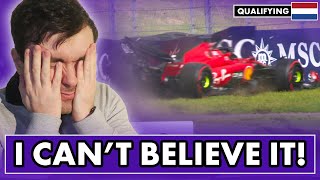 Our reaction to a CRAZY Dutch Grand Prix Qualifying [upl. by Dodge]