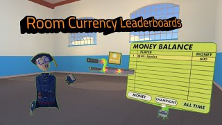 RECROOM TUTORIAL  HOW TO MAKE A ROOM CURRENCY LEADERBOARD  RecRoom [upl. by Brainard777]