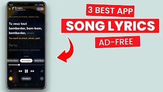 3 Best Song Lyrics Finder Apps For Android [upl. by Yeltrab17]