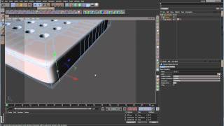 SubD Modeling in C4D  Lesson 12  Array of Holes [upl. by Nidroj]