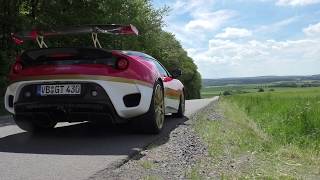 Lotus Evora GT 430 KomoTec Tuningkit 4475 exhaust sound acceleration full throttle GT430 [upl. by Aicen]