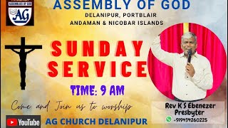 SUNDAY SERVICE  08TH SEPTEMBER 2024  REV K S EBENEZER  ANDAMAN [upl. by Sabelle]