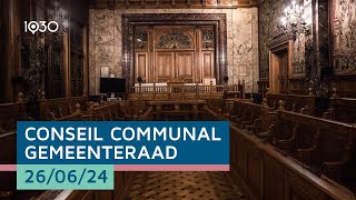 Conseil communal du 26062024  Gemeenteraad van 26062024 [upl. by Oralle]