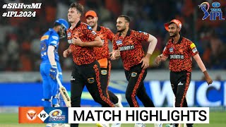 IPL 2024 MI vs SRH Match 8 Highlights  27th March 2024  IPL 2024 today Match Highlights [upl. by Jinny]