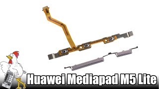 Guía del Huawei Mediapad M5 Lite Cambiar pulsadores y teclas laterales [upl. by Shane]