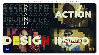 Intro Opener  After Effects Template  Free Download  Pik Templates [upl. by Nojel]