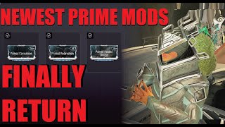 WARFRAME NEWEST PRIME MODS RETURN BaroKi Teer Full Inventory Review  Dante Unbound [upl. by Aicercul]