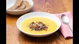 Kürbiscremesuppe – Einfaches Rezept für ein herbstliches Vergnügen [upl. by Muffin]