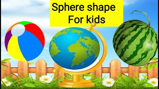 SPHERE SHAPE OBJECTS  Sphere Shape Examples [upl. by Eslek]