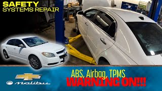 ABS Airbag TPMS Warning ON Safety System REPAIR mechanic [upl. by Mccartan169]