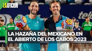 Abierto Los Cabos Stefanos Tsitsipas es campeón y Santiago González se corona en dobles [upl. by De]