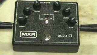 FPETV Demo MXR Auto Q Wah Guitar Effect Pedal [upl. by Elburr]