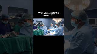 New ot technician during surgery timeoperationtheatre funnyvideo operationtheatretechnician bott [upl. by Faustina44]