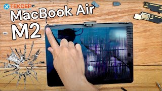 M2 MacBook Air 2022 Broken Bad LCD Replacement Guide  A2681 [upl. by Ahsoet]