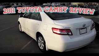 2011 Toyota Camry LE Sedan  Review amp Overview [upl. by Rainah65]