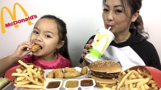 McDonalds Bacon BigMac amp Nuggets Meal  Mukbang  NE Lets Eat [upl. by Estevan]